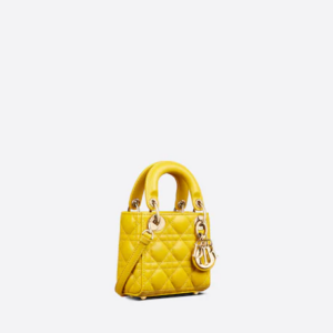 MICRO LADY DIOR BAG Yellow.