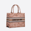 DIOR BOOK TOTE Metallic Pink  (36 x 27.5 x 16.5 cm).
