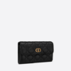 DIOR CARO WALLET Black.