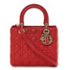 CHRISTIAN  Lady Dior Red.