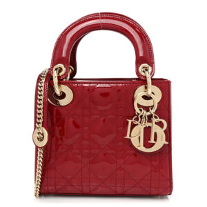 CHRISTIAN DIOR  Mini Lady Dior Red.