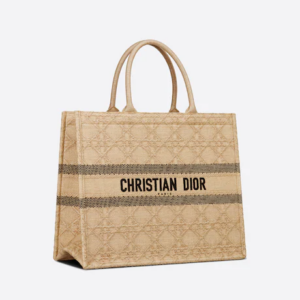 LARGE DIOR BOOK TOTE  (42 x 35 x 18.5 cm).